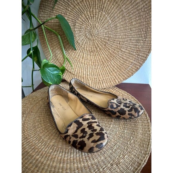 Nine West women’s size 6.5 cheetah flats - Picture 1 of 11
